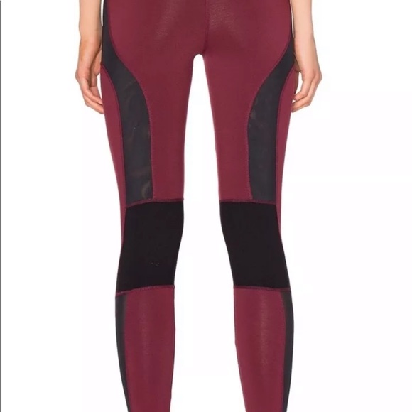 Free People Cool Rider Leggings Yoga Red Combo S - Picture 3 of 4